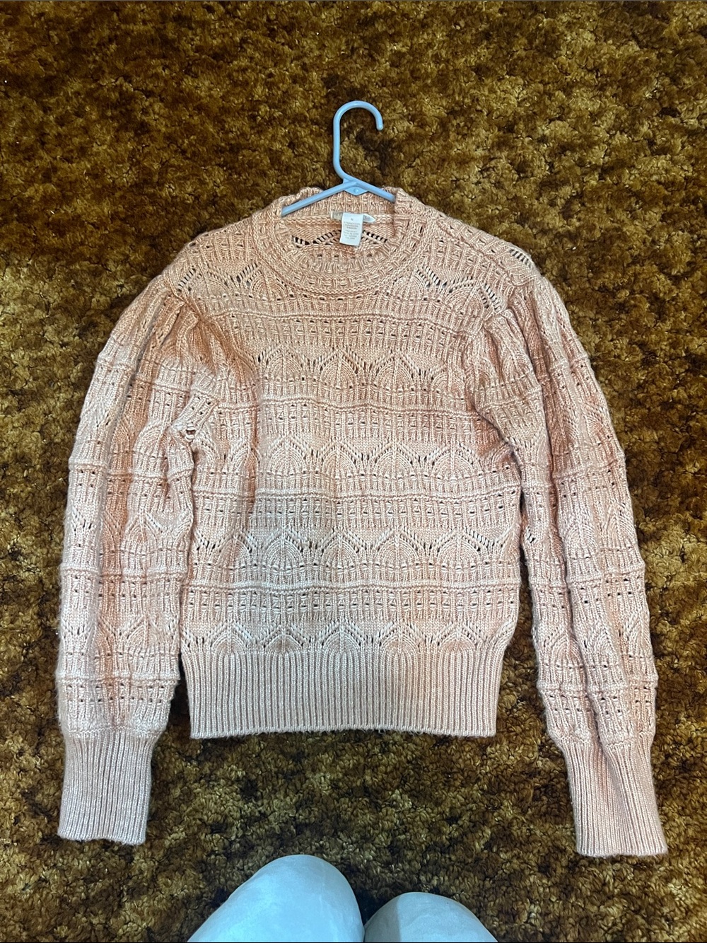 Women’s Knit Pointelle Sweater
